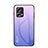 Silikon Schutzhülle Rahmen Tasche Hülle Spiegel Farbverlauf Regenbogen LS1 für Xiaomi Poco X4 GT 5G Helles Lila