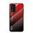 Silikon Schutzhülle Rahmen Tasche Hülle Spiegel Farbverlauf Regenbogen LS1 für Xiaomi Poco X4 NFC Rot
