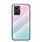 Silikon Schutzhülle Rahmen Tasche Hülle Spiegel Farbverlauf Regenbogen LS1 für Xiaomi Redmi 10 5G Cyan