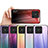 Silikon Schutzhülle Rahmen Tasche Hülle Spiegel Farbverlauf Regenbogen LS1 für Xiaomi Redmi 10C 4G