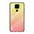 Silikon Schutzhülle Rahmen Tasche Hülle Spiegel Farbverlauf Regenbogen LS1 für Xiaomi Redmi 10X 4G Gelb