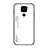 Silikon Schutzhülle Rahmen Tasche Hülle Spiegel Farbverlauf Regenbogen LS1 für Xiaomi Redmi 10X 4G Weiß