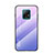Silikon Schutzhülle Rahmen Tasche Hülle Spiegel Farbverlauf Regenbogen LS1 für Xiaomi Redmi 10X Pro 5G Helles Lila