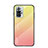 Silikon Schutzhülle Rahmen Tasche Hülle Spiegel Farbverlauf Regenbogen LS1 für Xiaomi Redmi Note 10 Pro 4G Gelb
