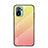 Silikon Schutzhülle Rahmen Tasche Hülle Spiegel Farbverlauf Regenbogen LS1 für Xiaomi Redmi Note 10S 4G Gelb
