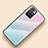 Silikon Schutzhülle Rahmen Tasche Hülle Spiegel Farbverlauf Regenbogen LS1 für Xiaomi Redmi Note 11 4G (2021) Cyan
