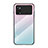 Silikon Schutzhülle Rahmen Tasche Hülle Spiegel Farbverlauf Regenbogen LS1 für Xiaomi Redmi Note 11E Pro 5G Cyan