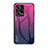 Silikon Schutzhülle Rahmen Tasche Hülle Spiegel Farbverlauf Regenbogen LS1 für Xiaomi Redmi Note 12 Pro 5G Pink