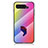 Silikon Schutzhülle Rahmen Tasche Hülle Spiegel Farbverlauf Regenbogen LS2 für Asus ROG Phone 5s