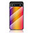 Silikon Schutzhülle Rahmen Tasche Hülle Spiegel Farbverlauf Regenbogen LS2 für Google Pixel 6a 5G Orange