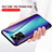 Silikon Schutzhülle Rahmen Tasche Hülle Spiegel Farbverlauf Regenbogen LS2 für OnePlus Nord N300 5G