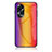 Silikon Schutzhülle Rahmen Tasche Hülle Spiegel Farbverlauf Regenbogen LS2 für Oppo A18