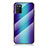 Silikon Schutzhülle Rahmen Tasche Hülle Spiegel Farbverlauf Regenbogen LS2 für Samsung Galaxy A03s