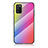 Silikon Schutzhülle Rahmen Tasche Hülle Spiegel Farbverlauf Regenbogen LS2 für Samsung Galaxy A03s