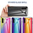 Silikon Schutzhülle Rahmen Tasche Hülle Spiegel Farbverlauf Regenbogen LS2 für Samsung Galaxy A13 5G