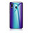 Silikon Schutzhülle Rahmen Tasche Hülle Spiegel Farbverlauf Regenbogen LS2 für Samsung Galaxy A20 Blau