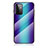 Silikon Schutzhülle Rahmen Tasche Hülle Spiegel Farbverlauf Regenbogen LS2 für Samsung Galaxy A72 4G