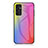 Silikon Schutzhülle Rahmen Tasche Hülle Spiegel Farbverlauf Regenbogen LS2 für Samsung Galaxy F13 4G