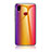 Silikon Schutzhülle Rahmen Tasche Hülle Spiegel Farbverlauf Regenbogen LS2 für Samsung Galaxy M01s Orange