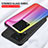 Silikon Schutzhülle Rahmen Tasche Hülle Spiegel Farbverlauf Regenbogen LS2 für Vivo iQOO Neo7 5G