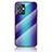 Silikon Schutzhülle Rahmen Tasche Hülle Spiegel Farbverlauf Regenbogen LS2 für Vivo iQOO Z6 5G
