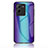 Silikon Schutzhülle Rahmen Tasche Hülle Spiegel Farbverlauf Regenbogen LS2 für Vivo V25 Pro 5G