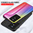 Silikon Schutzhülle Rahmen Tasche Hülle Spiegel Farbverlauf Regenbogen LS2 für Vivo Y02