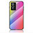Silikon Schutzhülle Rahmen Tasche Hülle Spiegel Farbverlauf Regenbogen LS2 für Vivo Y76s 5G