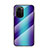 Silikon Schutzhülle Rahmen Tasche Hülle Spiegel Farbverlauf Regenbogen LS2 für Xiaomi Mi 11X 5G Blau