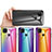Silikon Schutzhülle Rahmen Tasche Hülle Spiegel Farbverlauf Regenbogen LS2 für Xiaomi POCO C31