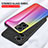 Silikon Schutzhülle Rahmen Tasche Hülle Spiegel Farbverlauf Regenbogen LS2 für Xiaomi Redmi 10 5G