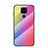 Silikon Schutzhülle Rahmen Tasche Hülle Spiegel Farbverlauf Regenbogen LS2 für Xiaomi Redmi 10X 4G