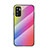 Silikon Schutzhülle Rahmen Tasche Hülle Spiegel Farbverlauf Regenbogen LS2 für Xiaomi Redmi Note 10T 5G