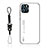 Silikon Schutzhülle Rahmen Tasche Hülle Spiegel Farbverlauf Regenbogen M01 für Apple iPhone 14 Pro Max Weiß