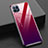 Silikon Schutzhülle Rahmen Tasche Hülle Spiegel Farbverlauf Regenbogen M01 für Oppo Reno4 SE 5G Rot