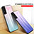 Silikon Schutzhülle Rahmen Tasche Hülle Spiegel Farbverlauf Regenbogen M02 für Samsung Galaxy S21 FE 5G