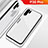 Silikon Schutzhülle Rahmen Tasche Hülle Spiegel für Huawei P30 Pro New Edition Weiß