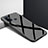 Silikon Schutzhülle Rahmen Tasche Hülle Spiegel für Oppo A53 Schwarz