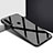 Silikon Schutzhülle Rahmen Tasche Hülle Spiegel für Oppo A8 Schwarz