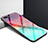 Silikon Schutzhülle Rahmen Tasche Hülle Spiegel für Oppo AX5 Cyan