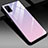 Silikon Schutzhülle Rahmen Tasche Hülle Spiegel für Realme V5 5G Rosa