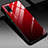Silikon Schutzhülle Rahmen Tasche Hülle Spiegel für Realme V5 5G Rot