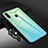 Silikon Schutzhülle Rahmen Tasche Hülle Spiegel für Samsung Galaxy A20s Minzgrün