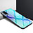 Silikon Schutzhülle Rahmen Tasche Hülle Spiegel für Vivo X60 Pro 5G Cyan