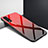 Silikon Schutzhülle Rahmen Tasche Hülle Spiegel für Vivo Y20i India Rot