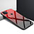 Silikon Schutzhülle Rahmen Tasche Hülle Spiegel für Xiaomi Redmi 9C NFC Rot