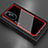 Silikon Schutzhülle Rahmen Tasche Hülle Spiegel M01 für Huawei Nova 8 Pro 5G Rot