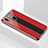 Silikon Schutzhülle Rahmen Tasche Hülle Spiegel M01 für Huawei P Smart+ Plus Rot