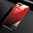 Silikon Schutzhülle Rahmen Tasche Hülle Spiegel M02 für Oppo AX5 Rot