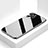 Silikon Schutzhülle Rahmen Tasche Hülle Spiegel M05 für Apple iPhone 14 Pro Max Schwarz